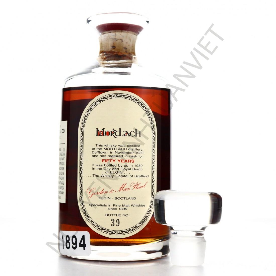 Mortlach 1939 Gordon and MacPhail 50 Year Old 2