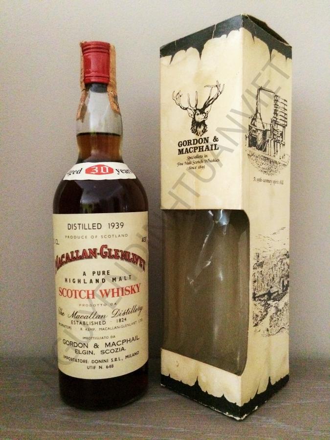 Macallan Glenlivet 1939 30 Năm